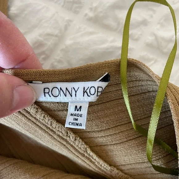 Ronny Kobo knit crop top - Picture 3 of 6